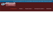 Tablet Screenshot of poissonnerielarrivage.com